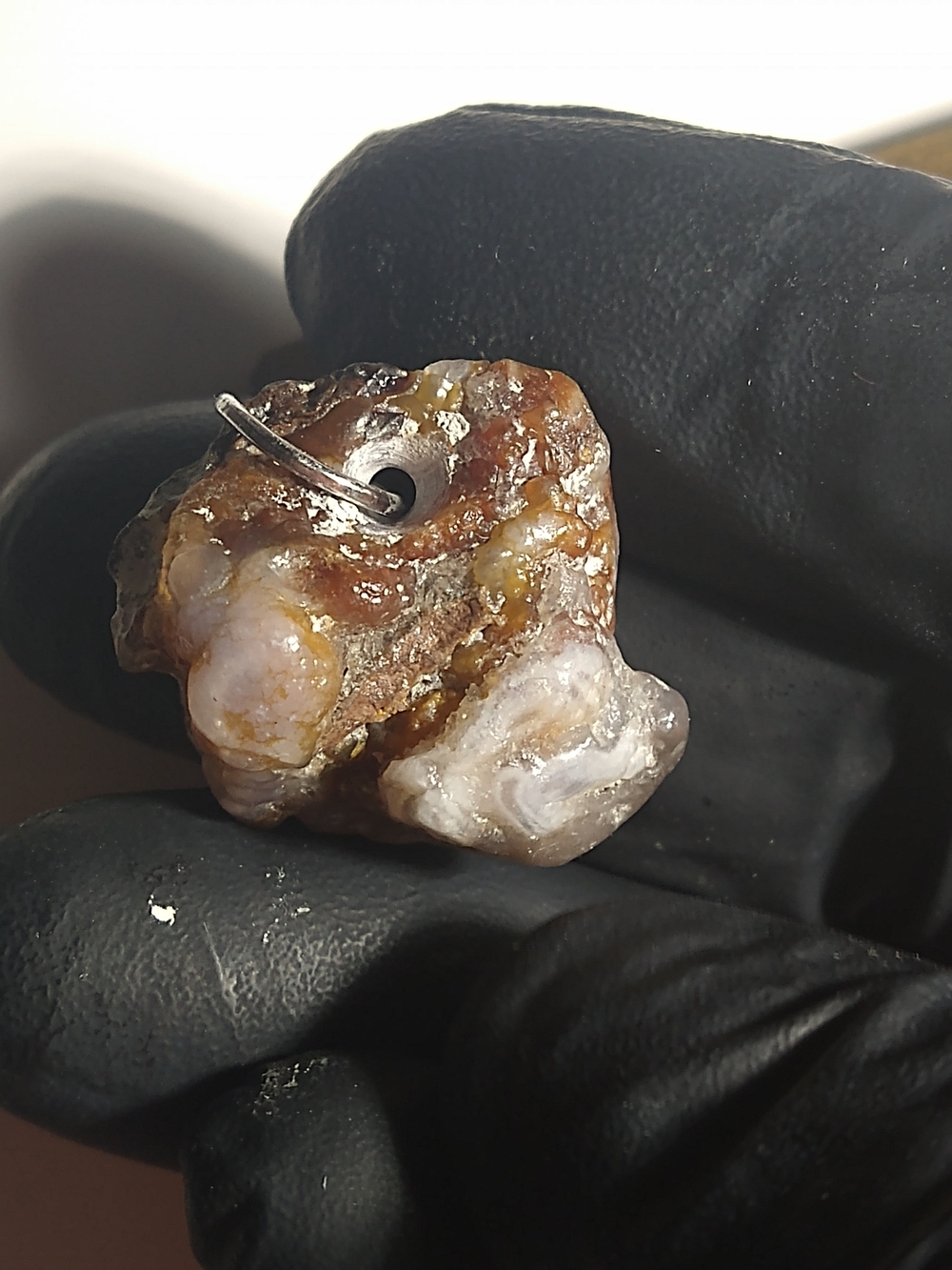 Fire Agate Pendant